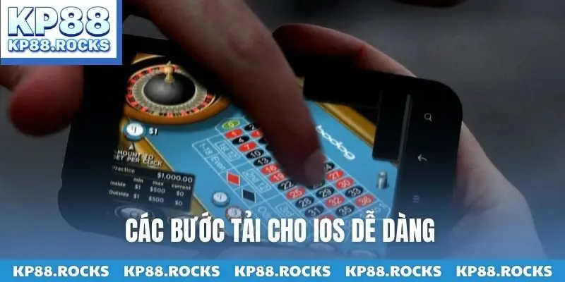 Các bước tải cho iOS dễ dàng